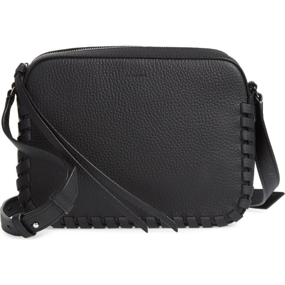 All Saints Kepi Mini Leather Crossbody Bag